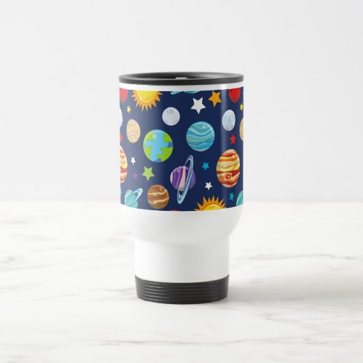 Mug De Voyage Motif spatial, Planètes, Étoiles, Cosmos, Galaxie (Centre)