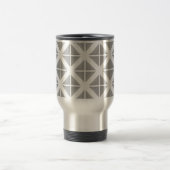 Mug De Voyage Motif triangle gris tendance (Centre)