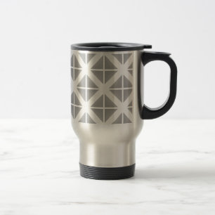 Mug De Voyage Motif triangle gris tendance