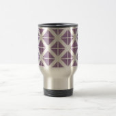 Mug De Voyage Motif triangle tendance violet (Centre)