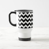 Mug De Voyage Motif Zigzag noir et blanc, Motif Chevron (Gauche)
