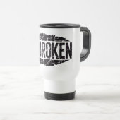 Mug De Voyage Motivation Inébranlable (Devant droit)