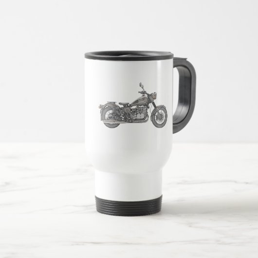Mug De Voyage Moto d'Ural (Devant droit)