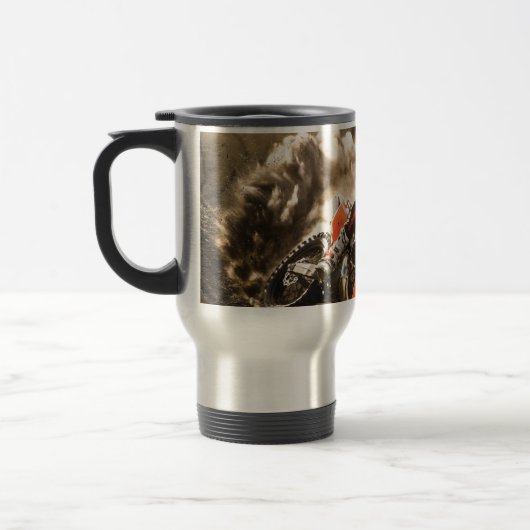 Mug De Voyage Motocross Rider (Gauche)