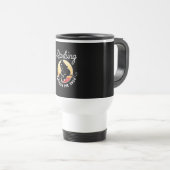 Mug De Voyage Motoneige - Dashing Through The Snow (Devant droit)