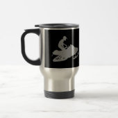 Mug De Voyage Motoneige gris argent (Gauche)