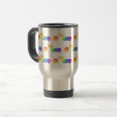 Mug De Voyage Motorcycle arc-en-ciel (Devant gauche)
