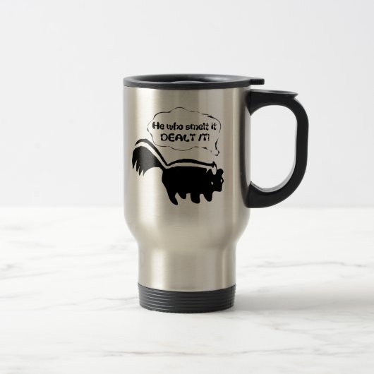 Mug De Voyage mouffette futée d'aleck (Droit)