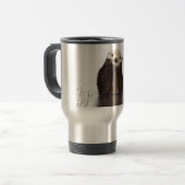 Mug De Voyage Moufle de Fluffy adorable mignonne animal (Devant gauche)