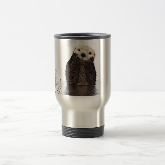 Mug De Voyage Moufle de Fluffy adorable mignonne animal (Centre)