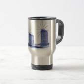 Mug De Voyage moulins à vent de Grèce (Devant droit)