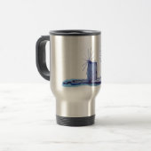 Mug De Voyage moulins à vent de Grèce (Devant gauche)