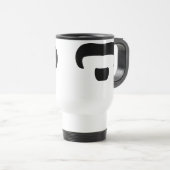 Mug De Voyage Moustache de balancier (Devant droit)