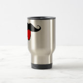 Mug De Voyage Moustache drôle (Centre)