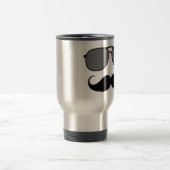 Mug De Voyage moustache et verres (Centre)