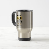 Mug De Voyage Moustache I vous une question (Devant gauche)