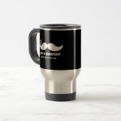 Mug De Voyage Moustache I vous une question (Devant gauche)