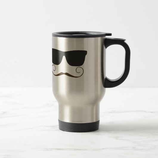 Mug De Voyage Moustache pimpante (Droit)