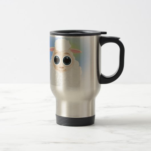 Mug De Voyage Mouton blanc (Droit)