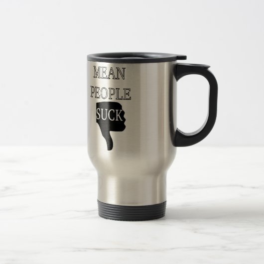 Mug De Voyage Moyenne Des Gens Suck (Droit)