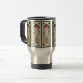 Mug de voyage : Mucha - Sylvais Publicité de parfu (Devant gauche)