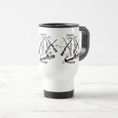 Mug De Voyage Mug, chasse, cadeaux de chasse, jouets de chasse (Devant droit)