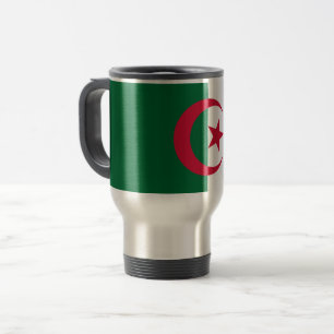 Mug De Voyage Mug Voyage avec Drapeau d'Algérie