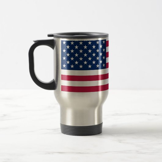 Mug De Voyage Mug Voyage avec Drapeau des Etats-Unis (Gauche)