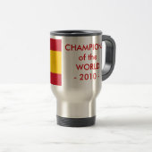 Mug De Voyage Mug Voyage avec Drapeau d'Espagne (Devant droit)