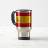 Mug De Voyage Mug Voyage avec Drapeau d'Espagne (Devant gauche)