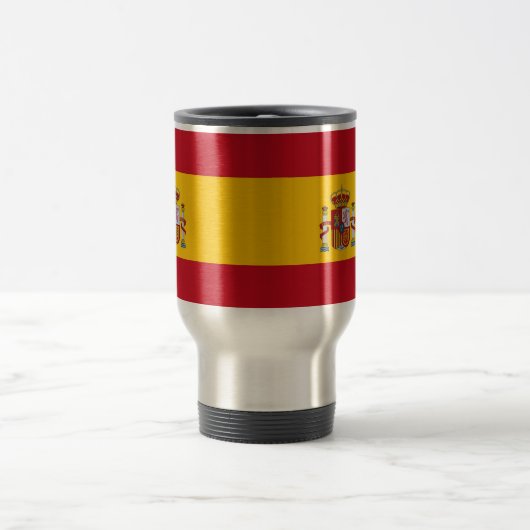 Mug De Voyage Mug Voyage avec Drapeau d'Espagne (Centre)