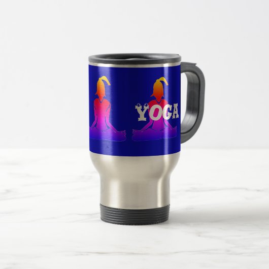 Mug De Voyage Mug Voyage 'Java Yoga' (Devant droit)