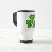 Mug De Voyage Mug Voyage shamrock Et Horseshoe (Devant gauche)