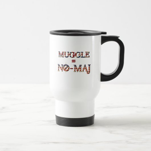 MUG DE VOYAGE MUGGLE™ = NO-MAJ™ (Droite)