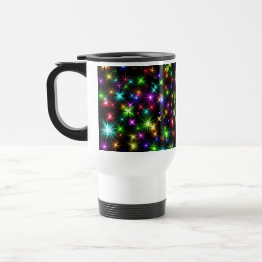 Mug De Voyage Multicolor Christmas Star Rays-57191 (Gauche)
