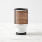 Mug De Voyage Mur en briques rouges texturé (Centre)