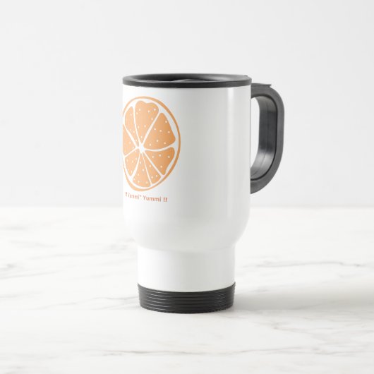 Mug De Voyage muret de voyage yummy orange (Devant droit)