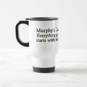 Mug De Voyage Murphy's Law for Teamwork (Gauche)