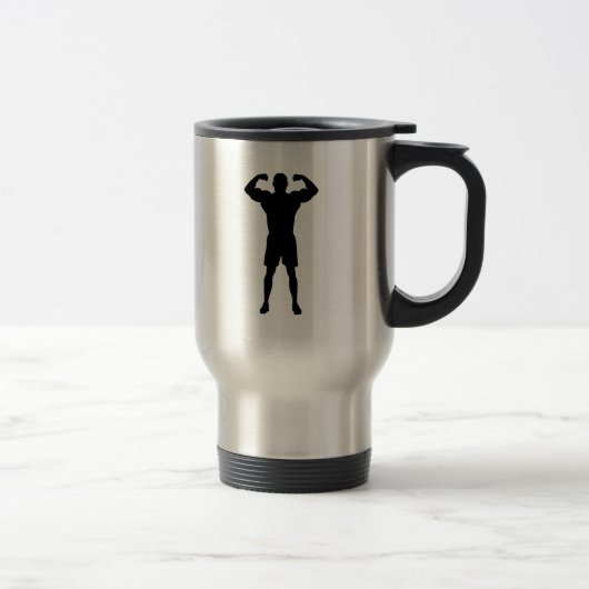 Mug De Voyage Muscles de culturiste (Droit)