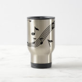 Mug De Voyage Musique à motif sonore (Centre)