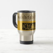 Mug De Voyage Musique Alphabet (Devant gauche)