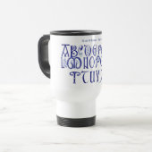 Mug De Voyage Musique Alphabet (Devant gauche)