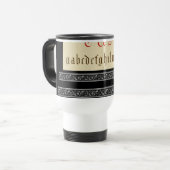 Mug De Voyage Musique Alphabet (Devant gauche)