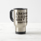 Mug De Voyage Musique Alphabet (Devant gauche)