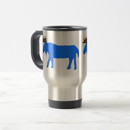 Mug De Voyage Musique bleue (Devant gauche)