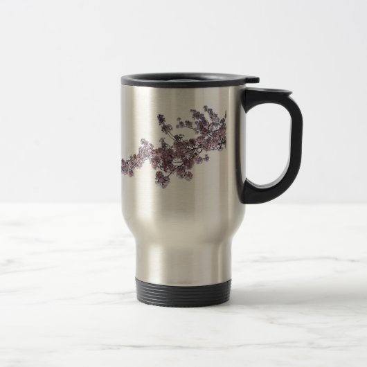 Mug De Voyage Musique cerise en fleur (Droit)