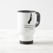 Mug De Voyage Musique de paix intérieure (Devant droit)