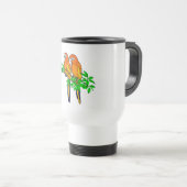 Mug De Voyage Musique de perroquet (Devant droit)