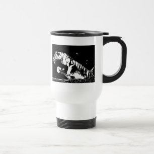 Mug De Voyage Musique de voyage Black & White Tiger