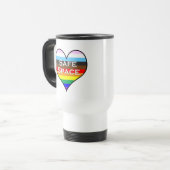 Mug De Voyage Musique de voyage dans l'espace sécurisé (Devant gauche)